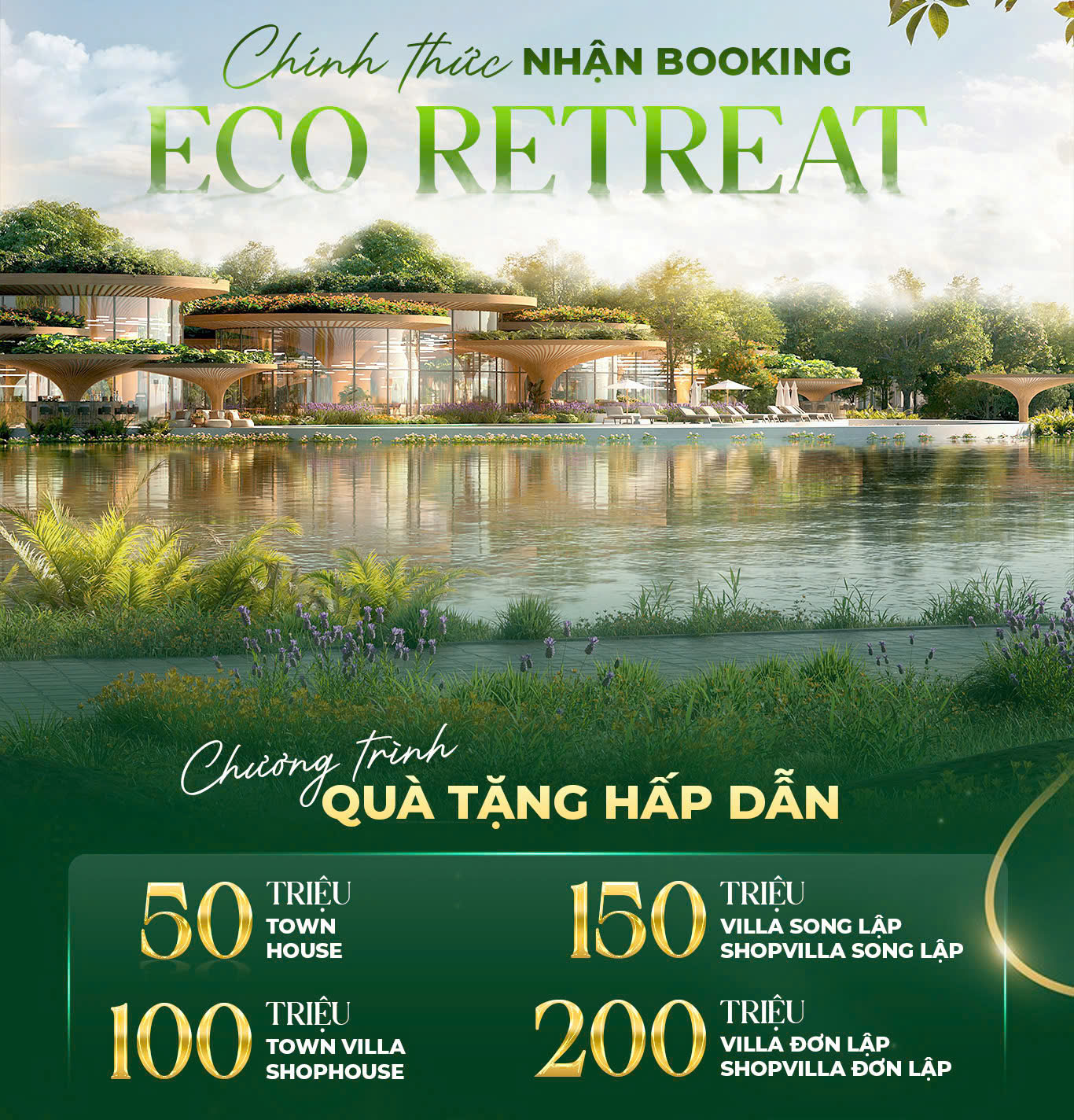 GIÁ BÁN & CHÍNH SÁCH BÁN HÀNG ECO RETREAT LONG AN