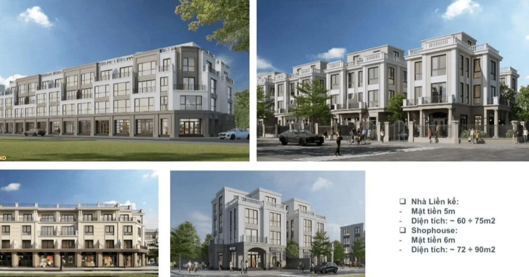 Thiết kế nhà phố & shophouse Vinhomes Green City