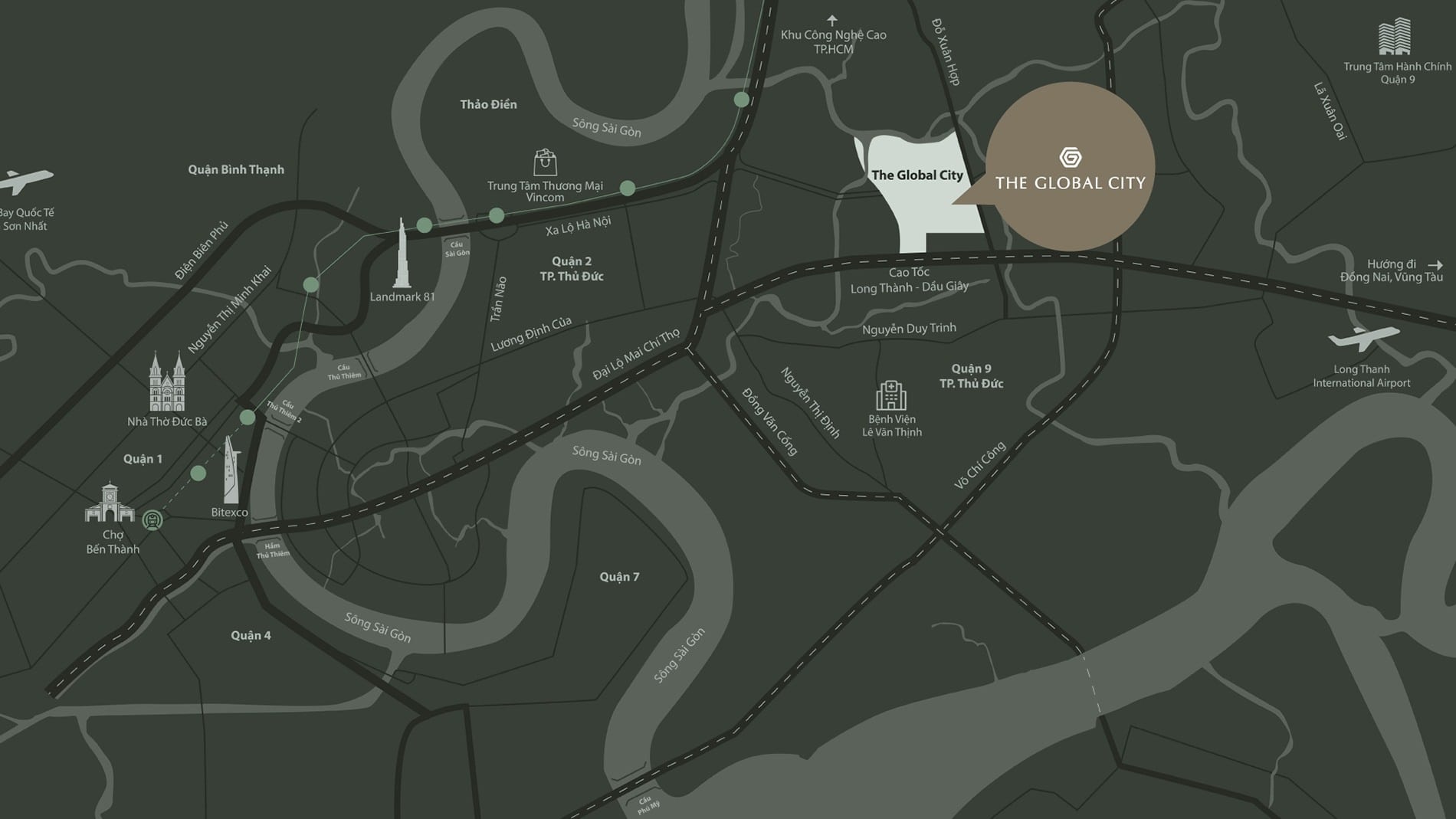 Vị trí dự án The Global City