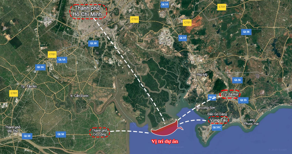 Vị trí dự án Vinhomes Cần Giờ
