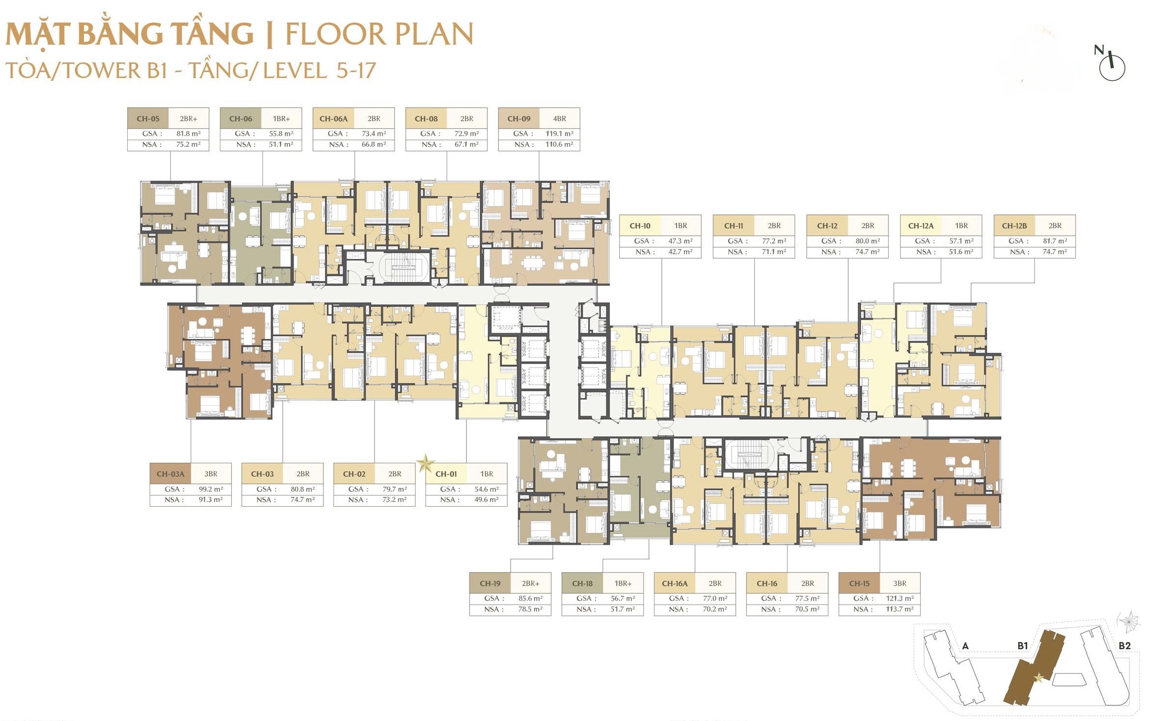 căn hộ Masteri Cosmo Central, Masteri Cosmo Central, dự án căn hộ Masteri Cosmo Central, masteri cosmo central ct4, căn hộ ct4, chung cư Masteri Cosmo Central, căn hộ Masteri Cosmo Central The global city, Mặt bằng toà B1 căn hộ masteri cosmo central tầng 5-17